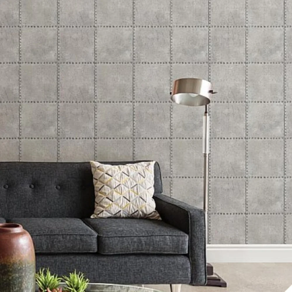 Wallpaper Hale Riveted Sheet Metal